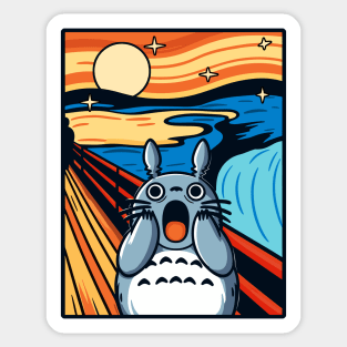 the neighbor's scream Sticker